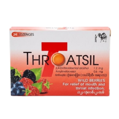 Throatsil Wild Berries Lozenges