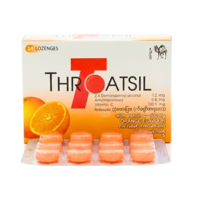 Throatsil Orange Lozenges