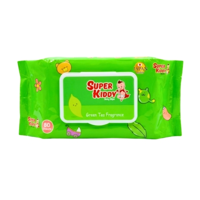 Super Kiddy Baby Wipe Green Tea