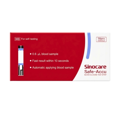 Safe-Accu Glucometer Strip