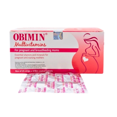 Obimin Multivitamin 4 လံုး Strip 25*4
