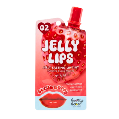 Hearty Heart Jelly Lips Strawberry