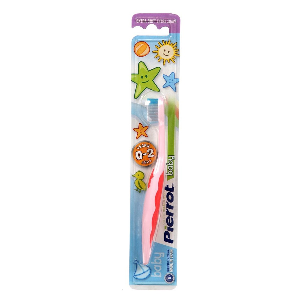 Pierrot Baby Toothbrush Extra Soft (0-2)Year