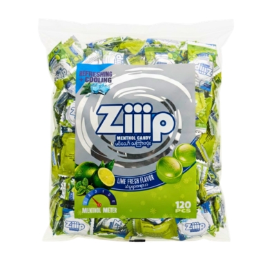 Ziiip Menthol Candy Lime 120pcs
