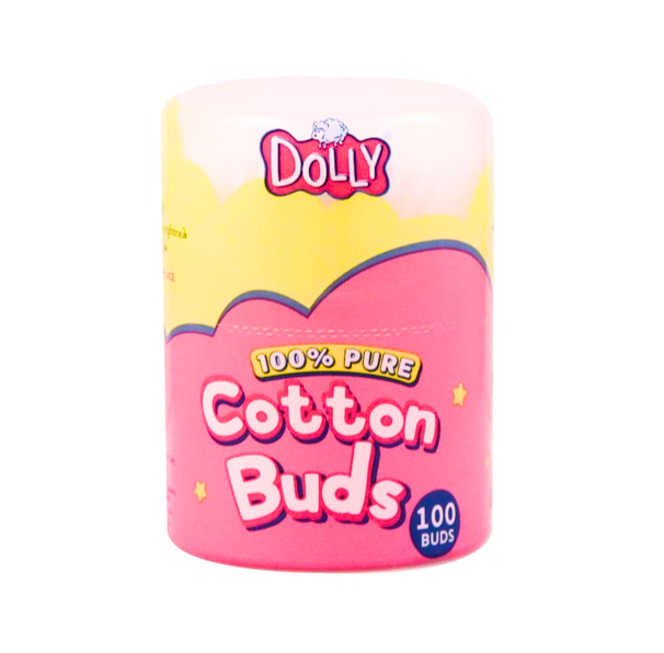 Dolly Cotton Buds Popup Can100