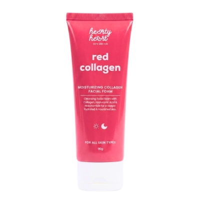 Hearty Heart Red Collagen Facial Foam