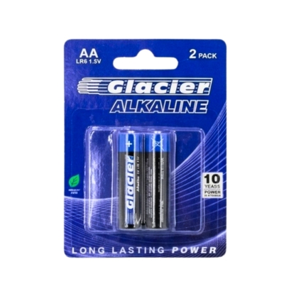 Glacier Alkaline AA LR06 2pack