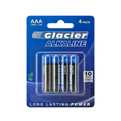 Glacier Alkaline AAA LR03 4pack