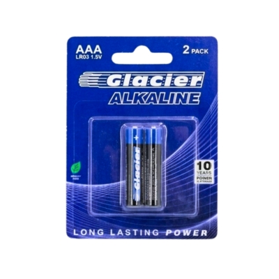 Glacier Alkaline AAA LR03 2pack