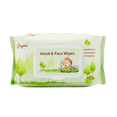 Oupai Hand and Face Wipes Tissue 80