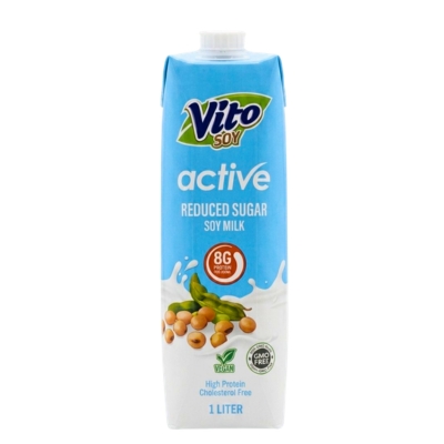 Vito Soy Soy Milk Active Reduce Sugar 1Liter
