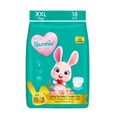 Bunnie Baby Diaper 2XL18 >15Kg