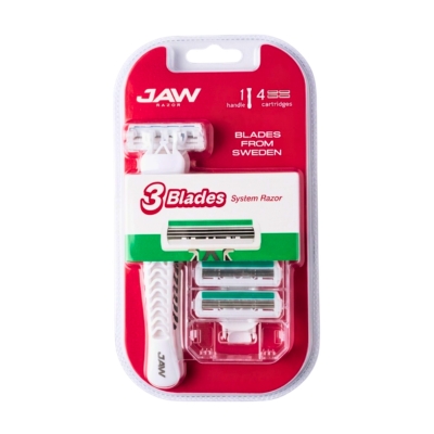 Jaw 3 Blades System Razor Ladies