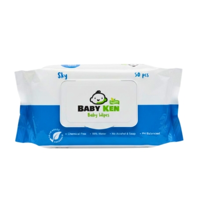 Baby Ken Sky 50 Baby Wipes