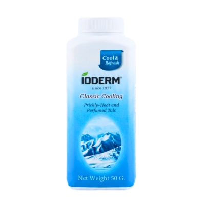 Ioderm Talc Powder Blue 50g