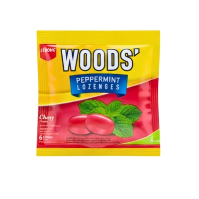 [LOW00001] Wood Lozenges (Red)