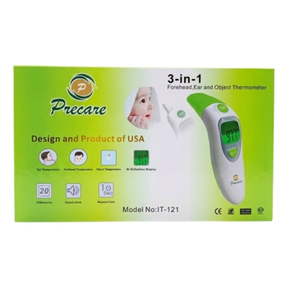 [OTP00120] Precare Forehead Ear and Object Thermometer