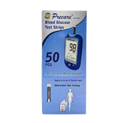 [OTP00117N] Precare Blood Glucose Test Strip 50Pcs