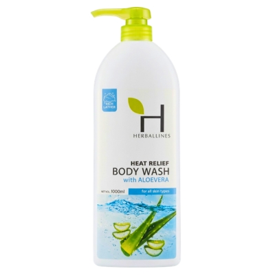 [BSO00028] Herballines Body Shower Aloe Vera 1000ML
