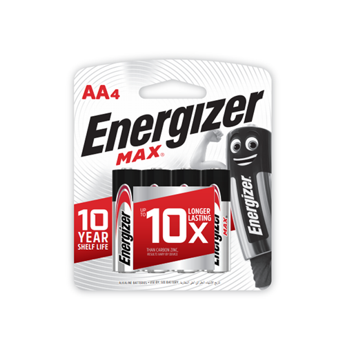 [6050013] Energizer Alkaline AA BP4