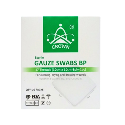 [6030032] Crown Gauze Swab (EO Sterile)4"x4"