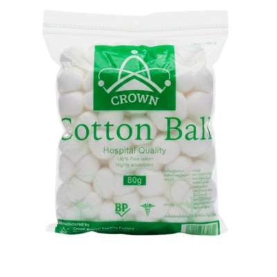 [1030075] Crown Cotton Ball (80g)