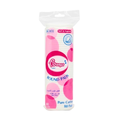 [1020124] Bonus Cotton Round Pads 80