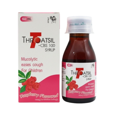 [15200037] Throatsil CSB100 Syrup Raspberry