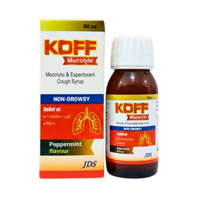 [15110014] Koff Mucolytic Syrup Red 60ML