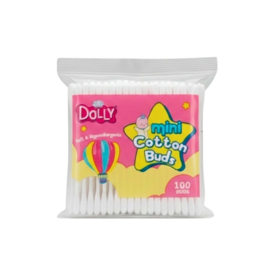 [01040004] Dolly Mini Cotton Buds Zipper bag 100
