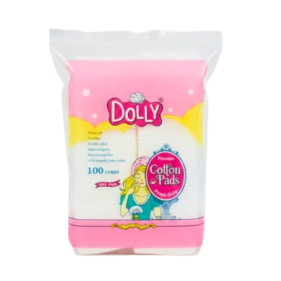 [01040008] Dolly Toner Square Pads 100pcs