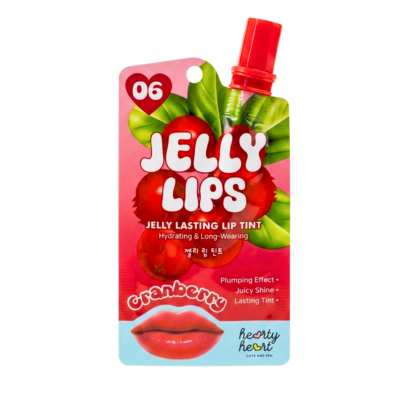 [12080098] Hearty Heart Jelly Lasting Lip Tint Cranberry