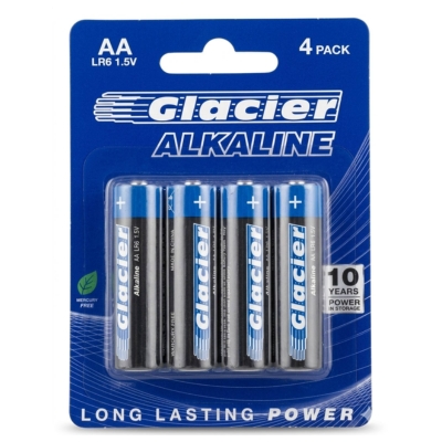 [12070043] Glacier Alkaline AA LR06 4pack