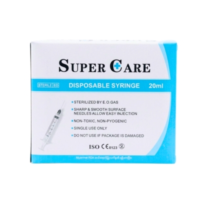 [06190054N] Super Care Disposable Syringe 20CC