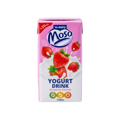 [07140001] Moso Yogurt Drink Strawberry 110ML