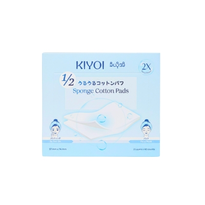 [01110053] Kiyoi Cotton Pads (2Layersx40Counts)