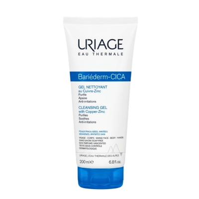 [12210014] Uriage Bariederm Cleaning Cica Gel for Weakened Irritated Skin 200ml