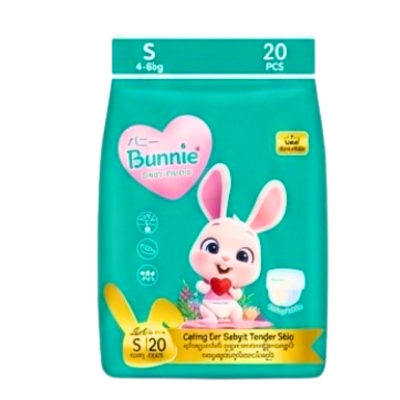 [01020021] Bunnie Baby Diaper S20 4-8Kg
