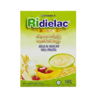 [13180004] Ridielac Milk & Wheat With Fruits 250g