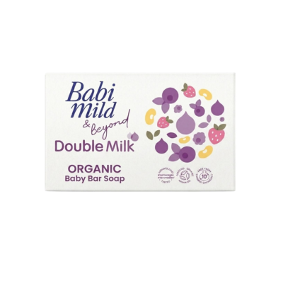 [01020036] Babi Mild Ultra Mild Baby Bar Soap Double Milk 75g